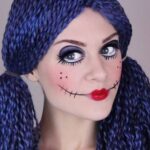 halloween hairstyles cute scary doll 2