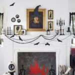 halloween-party-fireplace-decorations-Tricked Out Mantel