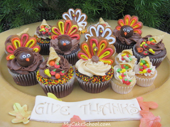 Thanksgiving Cupcake Ideas For Holidays - family holiday.net/guide to ...