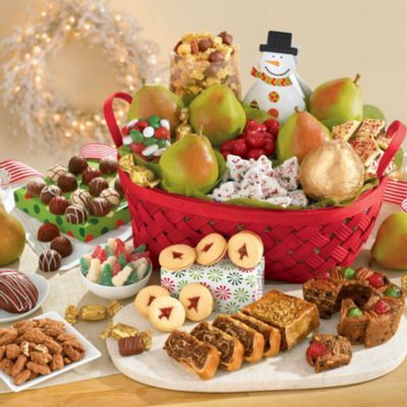 Traditional Christmas Gift Basket Idea_15
