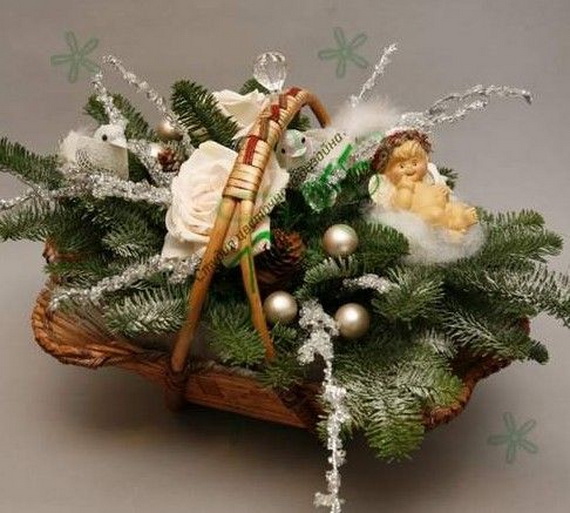 Traditional Christmas Gift Basket Idea_17