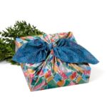 Vintage Fabric gift wrapping