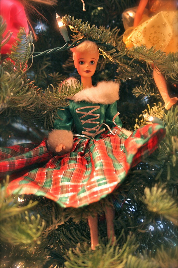 A Holiday Barbie Themed Christmas Tree_19