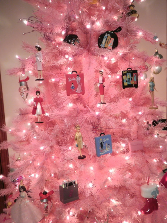 A Holiday Barbie Themed Christmas Tree