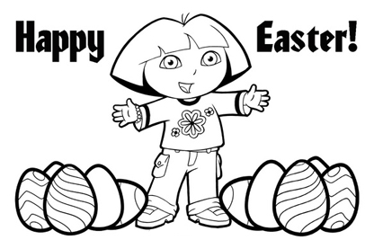 Easter Holiday Coloring Pages For Kids