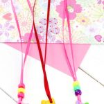 Children’s crafts for Mother’s Day, necklaces with salt dough