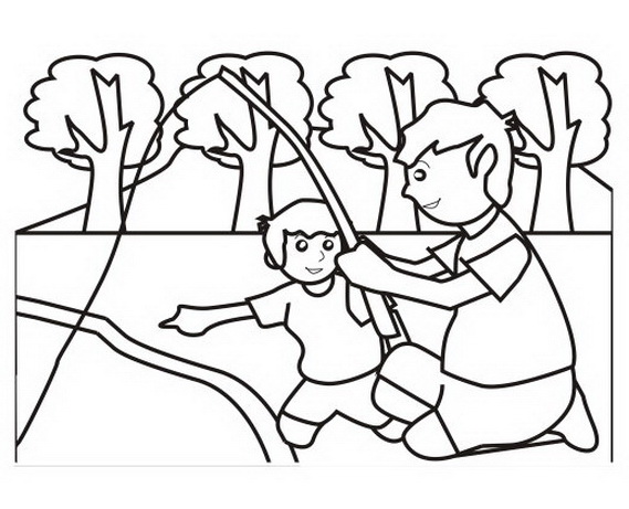 Father’s day Holiday coloring pages _30