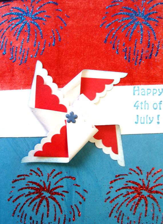 4th July Independence Day Homemade  Greeting Cards (45)