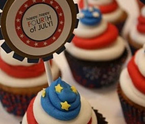 Independence Day Cakes & Cupcakes Decorating Ideas (10)
