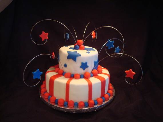 Independence Day Cakes & Cupcakes Decorating Ideas (15)