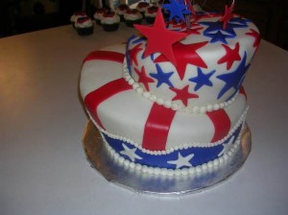 Independence Day Cakes & Cupcakes Decorating Ideas (32)