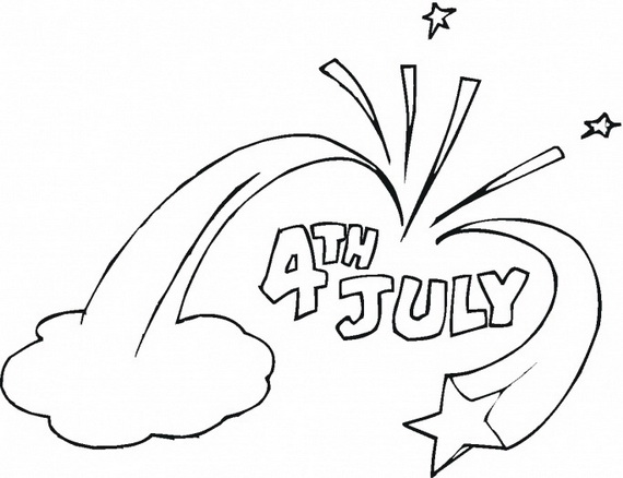 Independence Day (Fourth of July ) Coloring Pages for kids | family