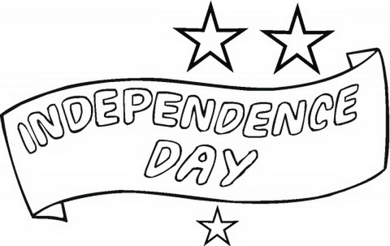 Independence Day (Fourth of July ) Coloring Pages for kids - family