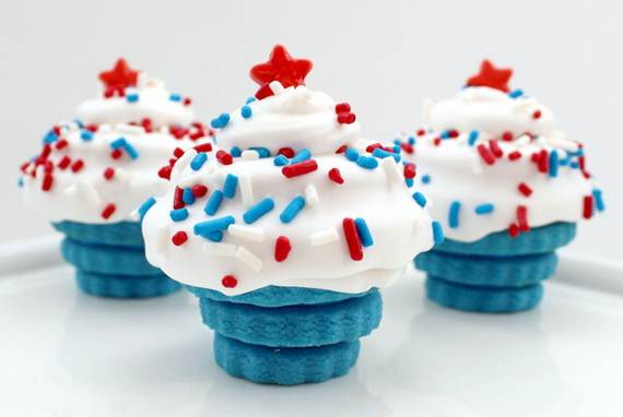 Independence day Cupcakes Decorating Ideas