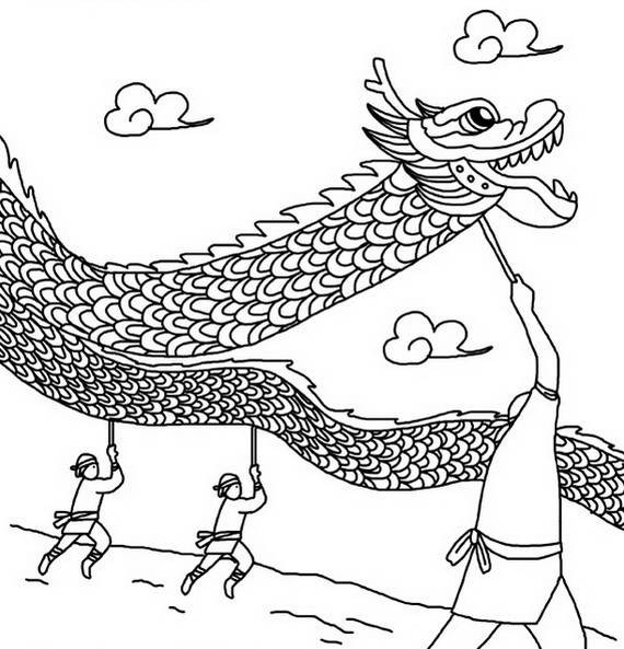 dragonboatfestivalcoloringpages_14 family holiday