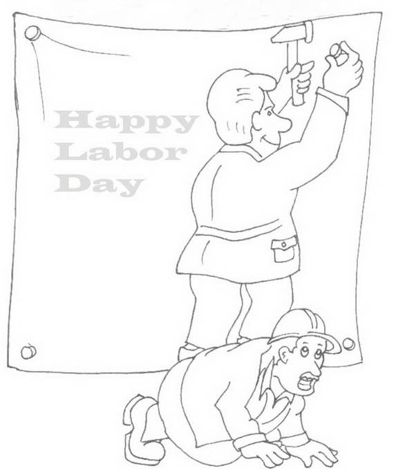 Free Printable Labor Day Coloring Page Sheets for Kids (11)