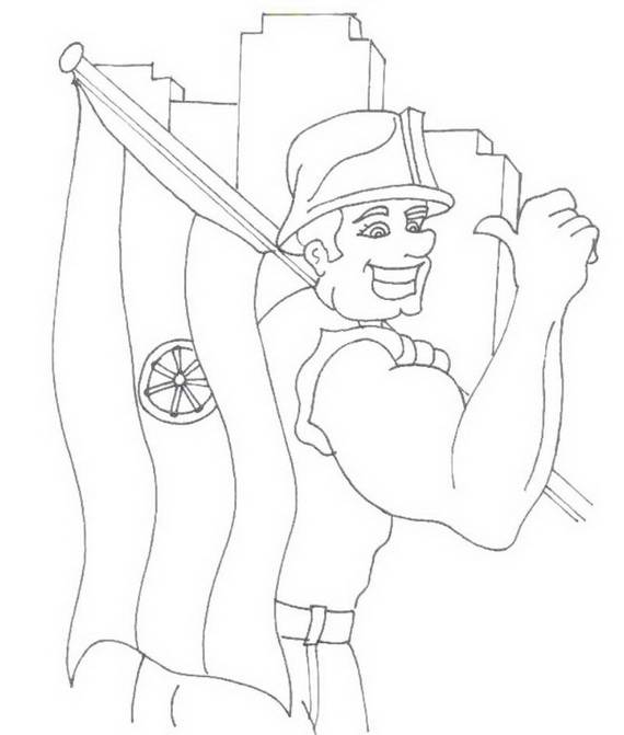 Free Printable Labor Day Coloring Page Sheets for Kids (18)