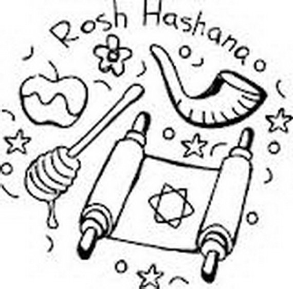 Rosh Hashanah Coloring Pages Printable for Kids