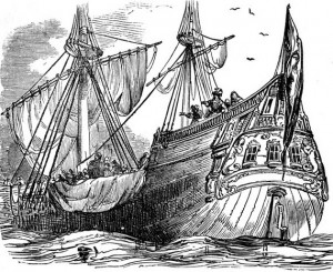 Columbus Day Ships Coloring Pages