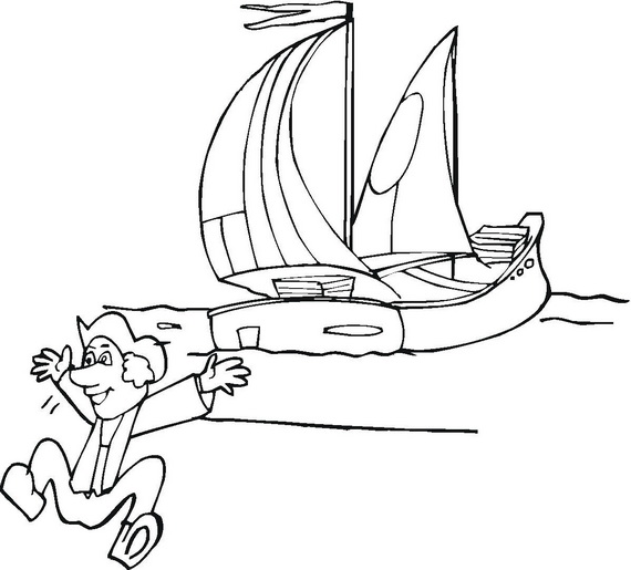 Columbus Day Ships Coloring Pages - family holiday.net/guide to family ...