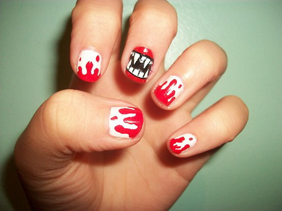 Elegant Halloween nail art designs - family holiday.net/guide to family ...