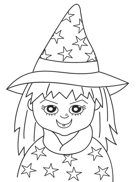 Fun and Spooky Halloween Coloring Pages Costumes - family holiday.net ...