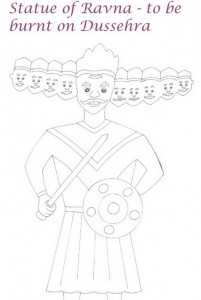 Navratri Coloring Pages - family holiday.net/guide to family holidays
