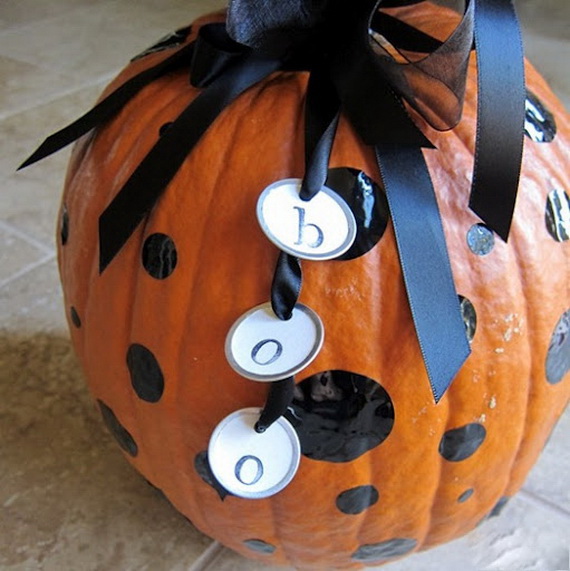 30 Creative Ways to Decorate a Pumpkin with Ribbon - family holiday.net ...