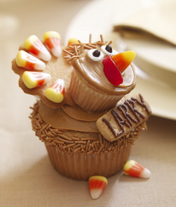 Easy Adorable Thanksgiving Cupcake Decorating Ideas