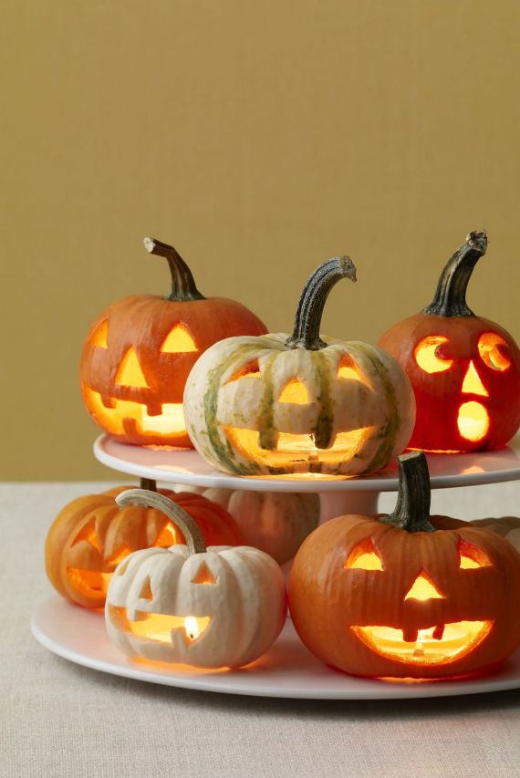 Mini Pumpkin Tealight Candle Holders