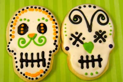 Day of the Dead Sugar Skull Cookies