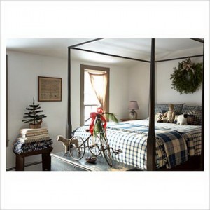Elegant Interior Theme Christmas Bedroom Decorating Ideas