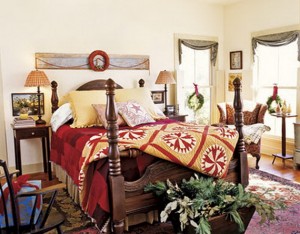 Elegant Interior Theme Christmas Bedroom Decorating Ideas
