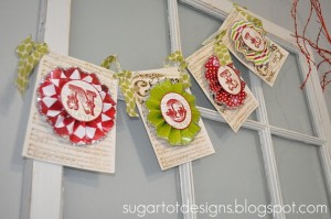 Personalized Homemade Garland Christmas Banners ideas