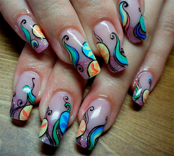 Easy Fashionable New Years 2013 Nail Art Designs To Master