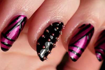 Easy Fashionable New Years 2013 Nail Art Designs To Master