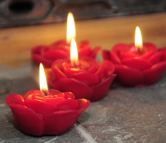Beautiful- and -Romantic- Candle - Decorations- for- Valentine’s- Day_23