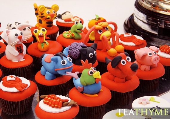 Chinese New Year Cupcake Designs for 2013