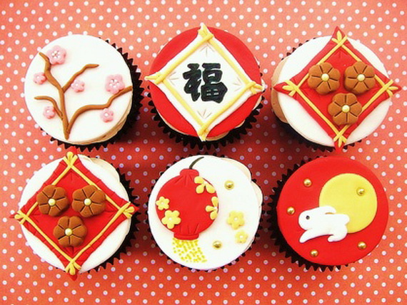 Chinese New Year Cupcake Designs for 2013 _01