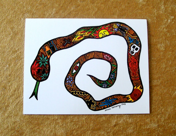 Lunar Chinese New Year 2013 Greetings Holiday Cards Year of the Snake _28