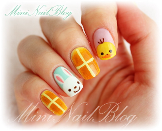Cute- Easy Easter- Bunny- Nails- Ideas_07