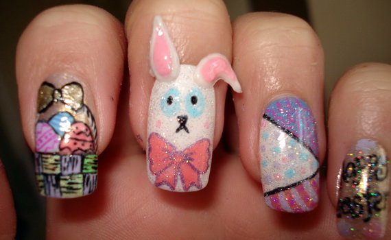 Cute- Easy Easter- Bunny- Nails- Ideas_09
