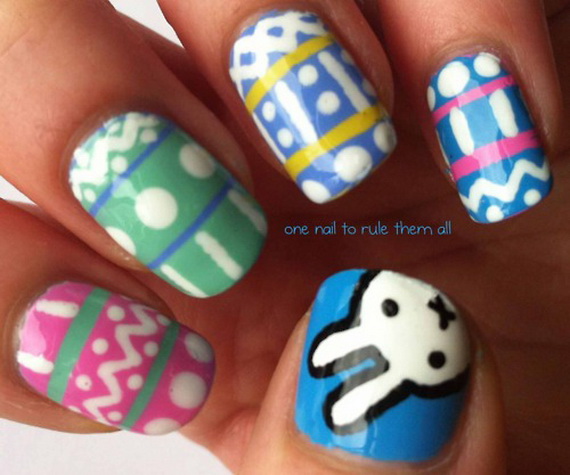 Cute- Easy Easter- Bunny- Nails- Ideas_49
