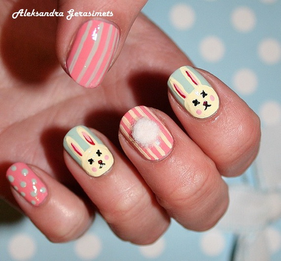 Cute- Easy Easter- Bunny- Nails- Ideas_56