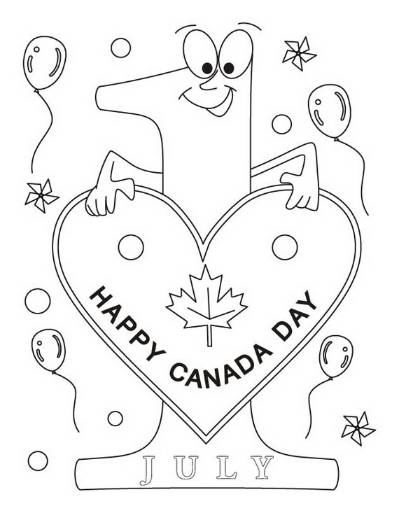 Canada Day Coloring Pages _27