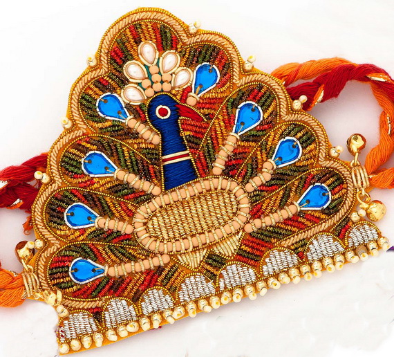 Traditional Rakhi Styles and designs on Raksha Bandhan _11