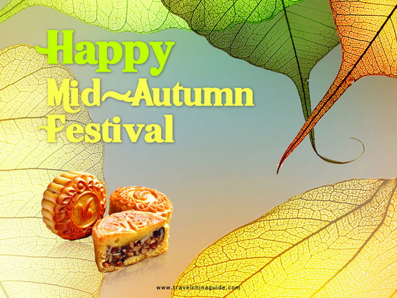 Chinese Mid Autumn Festival, Moon Cake Greeting Cards - China _24