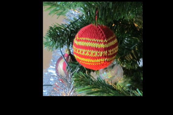 Christmas Decor – Knit Christmas Tree Ornament craft ideas.   (25)