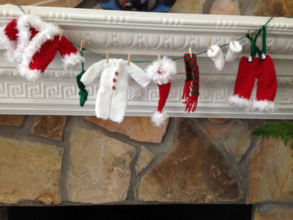 Christmas Decor – Knit Christmas Tree Ornament craft ideas.   (28)