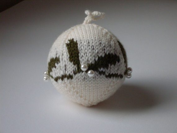 Christmas Decor – Knit Christmas Tree Ornament craft ideas.   (29)